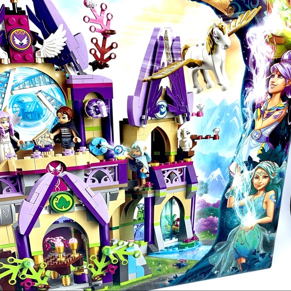 New in Box Lego Elves Skyra’s Mysterious Sky Castle Set 41078 808 PCS - Picture 4 of 5